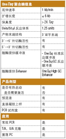 NEB代理 , DNA聚合酶与扩增技术 , 常规 PCR