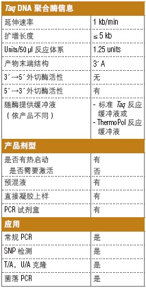 NEB代理 , DNA聚合酶与扩增技术 , 常规 PCR